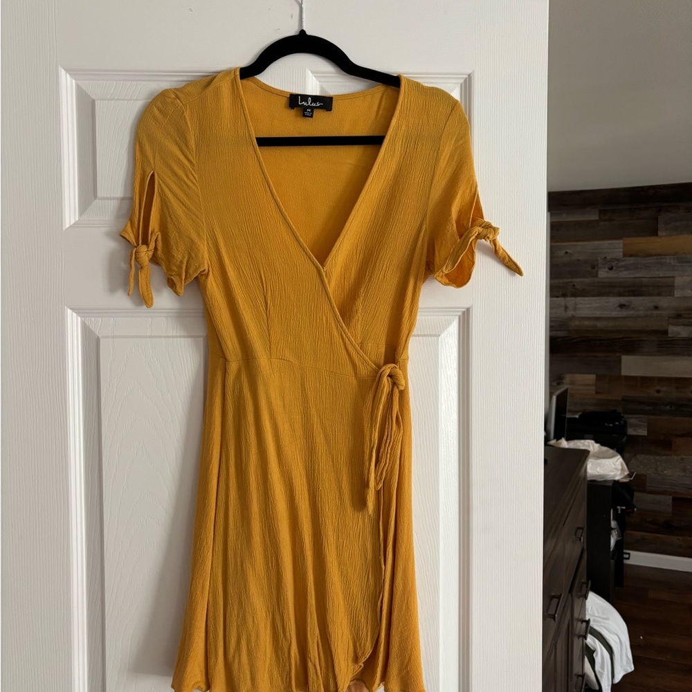 Lulu's Mustard Yellow Dress